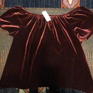 Off the shoulder top